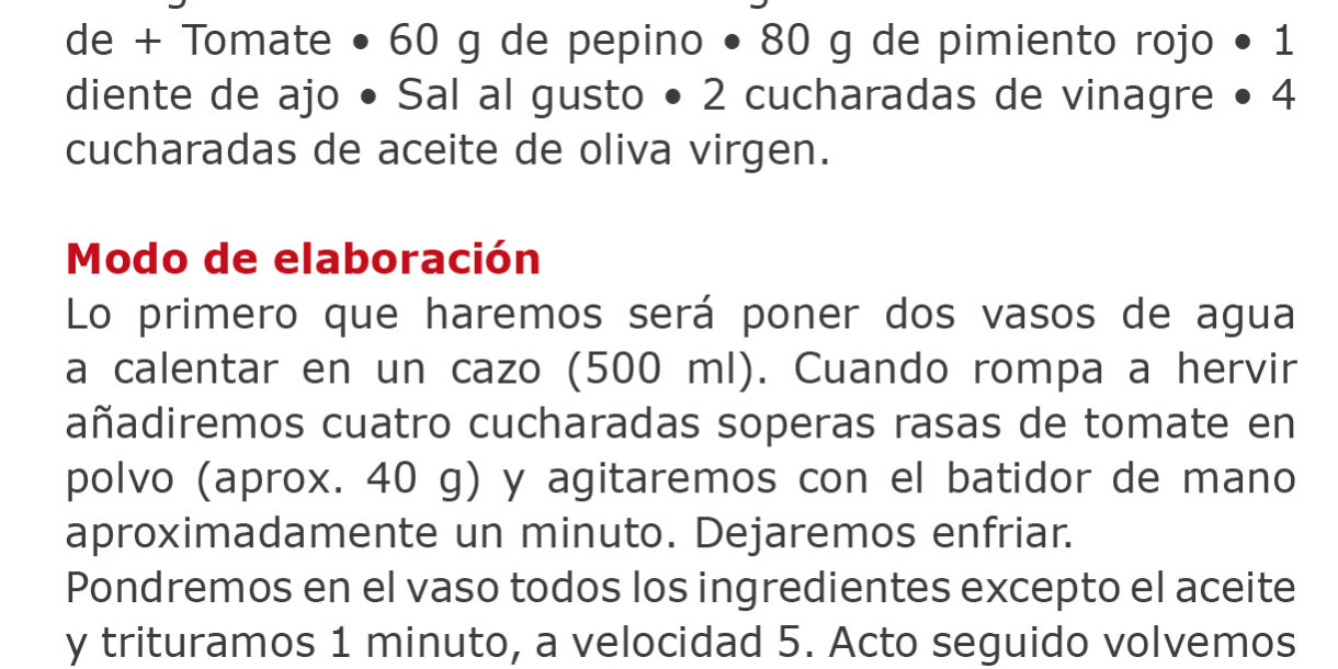 Gazpacho de sandía +Tomate