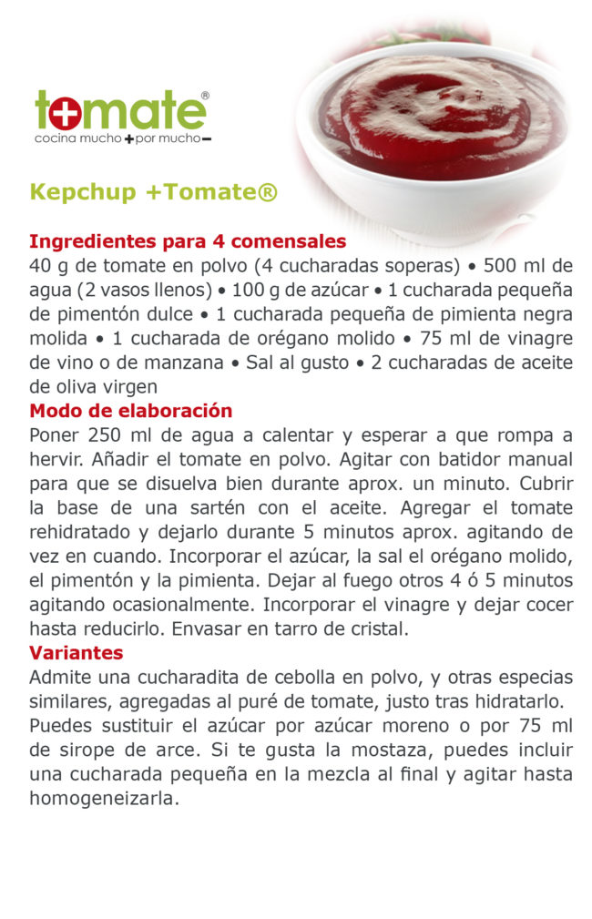 Kepchup +Tomate