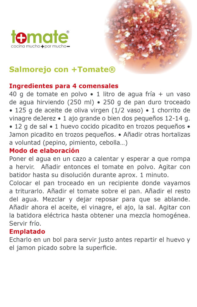 Salmorejo con +Tomate