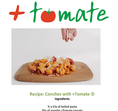 Conches with + Tomate